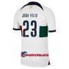 Virallinen Fanipaita Portugali Joao Felix 23 Vieraspelipaita MM-Kisat 2022 - Miesten